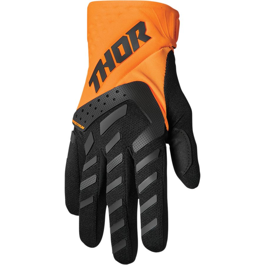 Thor 2025 Youth Spectrum Orange Motocross Gloves